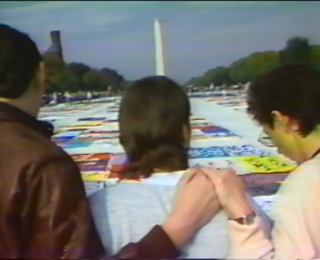 AIDS Quilt 1987 display 3