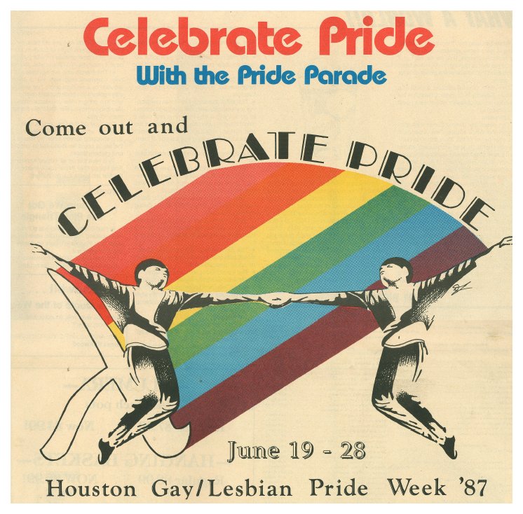Houston pride logo 1987 color