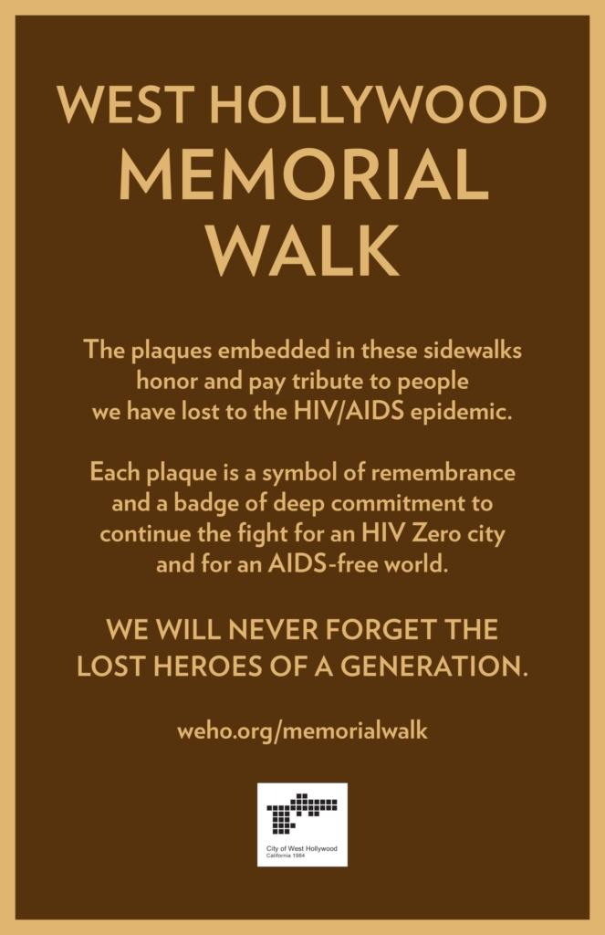 West Hollywood Memorial Walk